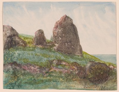 Paesaggio con rocce da George Sand