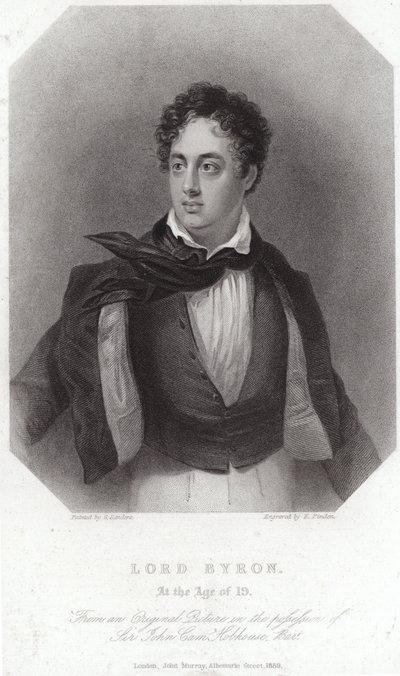 Ritratto di Lord Byron da George Sanders