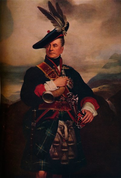 Il gallo del nord: George, quinto duca di Gordon, c1812 da George Sanders