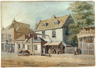 Castello Taverna, Old Kent Road, Londra, c1830 da George Scharf