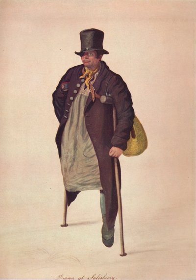 Disegnato a Salisbury, c1800 da George Scharf