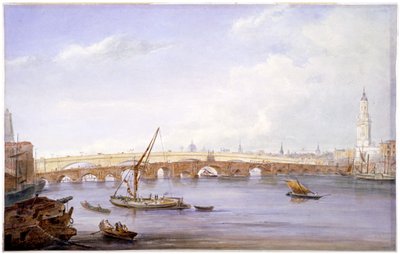 Vecchi e nuovi ponti di Londra, Londra, 1831 da George Scharf