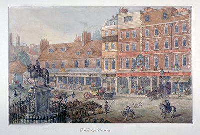 Charing Cross, Westminster, Londra, 1807 da George Shepherd