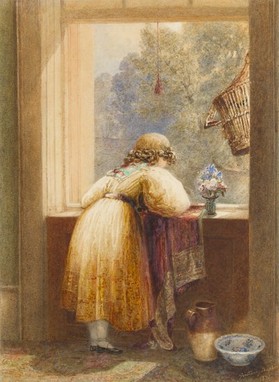 Guardando da una finestra al piano superiore da George Shepherd