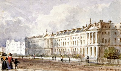 Vista di Hanover Terrace nel Regent