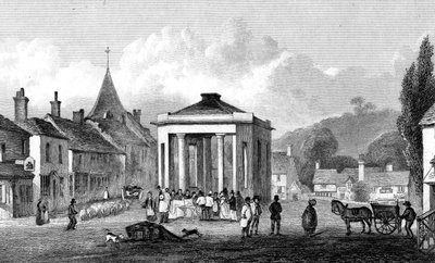 Westerham, Kent, inciso da H. Adlard, 1832 da George Shepherd