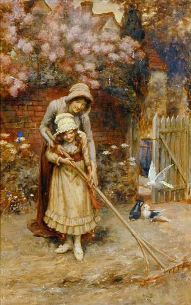 Molte mani rendono il lavoro leggero da George Sheridan Knowles