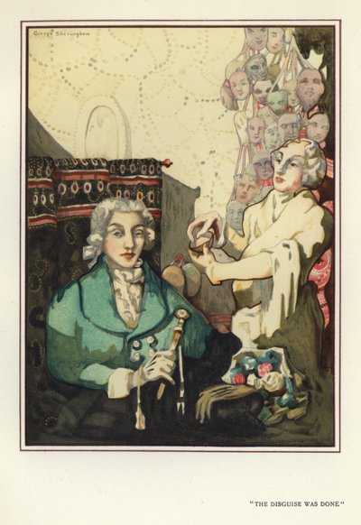 Illustrazione per The Happy Hypocrite di Max Beerbohm da George Sheringham