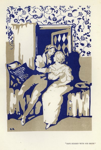 Illustrazione per The Happy Hypocrite di Max Beerbohm da George Sheringham