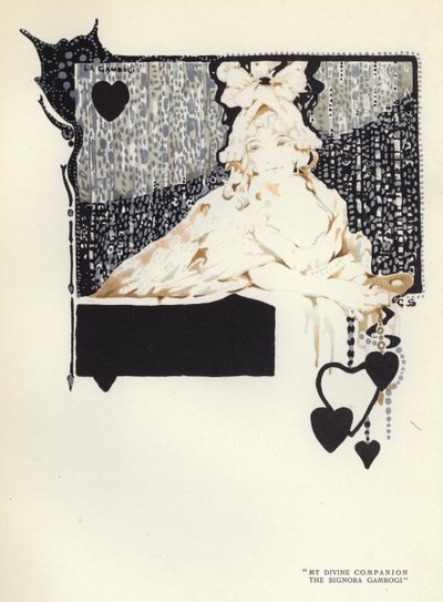 Illustrazione per The Happy Hypocrite di Max Beerbohm da George Sheringham