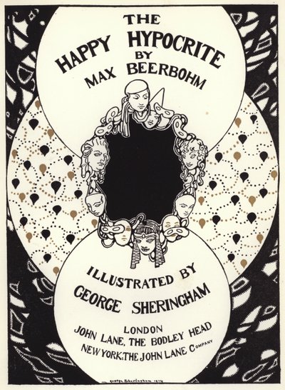 Illustrazione per Il Felice Ipocrita di Max Beerbohm da George Sheringham