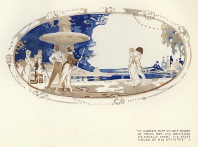 Illustrazione per The Happy Hypocrite di Max Beerbohm da George Sheringham