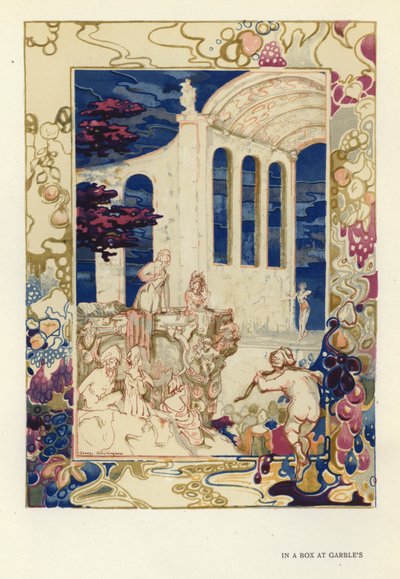Illustrazione per The Happy Hypocrite di Max Beerbohm da George Sheringham