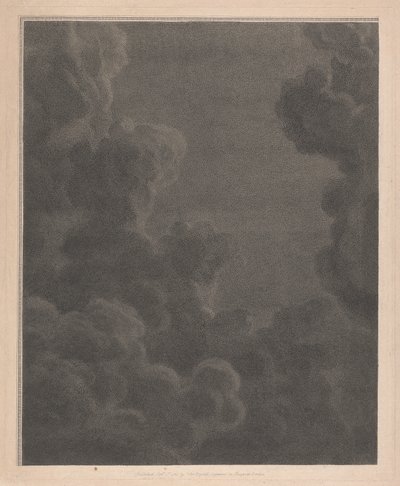 Finestra occidentale della cappella, New College Oxford, Nuvole, Parte della scena della Natività da George Siegmund Facius