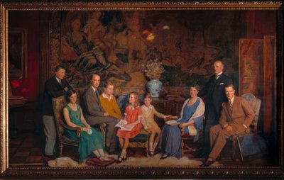 Gustav Krupp v. B. e H. Ritratto di famiglia da George Simon Harcourt
