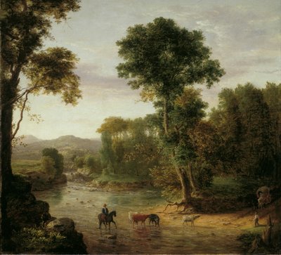 Attraversamento del guado da George Snr. Inness