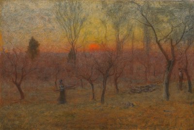 Raccolta di legna, Montclair, New Jersey, 1889 da George Snr. Inness