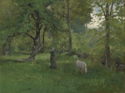 Paesaggio verde da George Snr. Inness