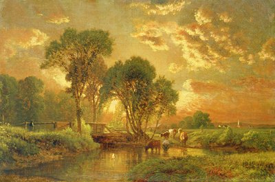 Medfield, Massachusetts da George Snr. Inness