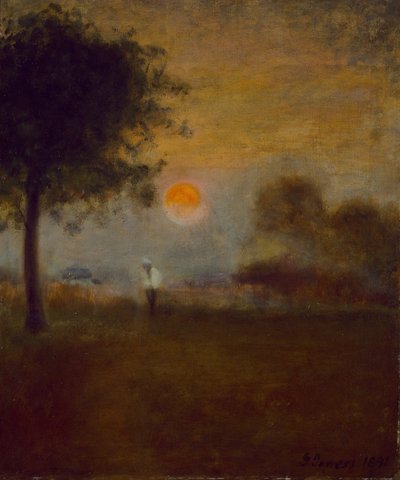 Sorgere della Luna, 1891 da George Snr. Inness
