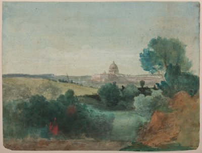 San Pietro visto dalla Campagna da George Snr. Inness