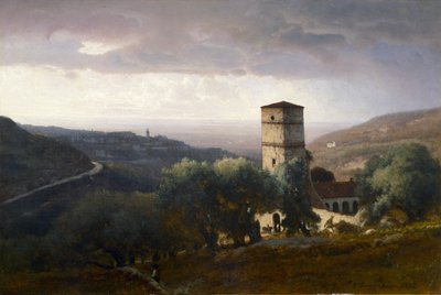Veduta di Roma da Tivoli da George Snr. Inness