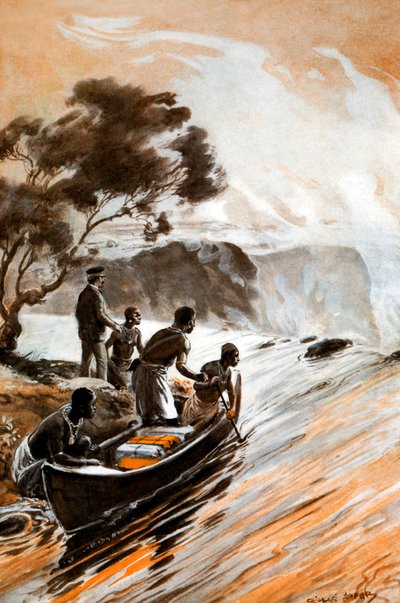 La scoperta delle Cascate Vittoria di Livingstone da George Soper