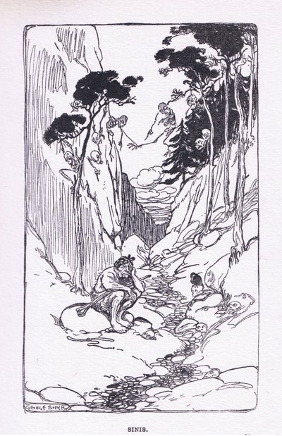 Sinis, da Gli Eroi pubblicato da George Allen e Unwin 1929 da George Soper