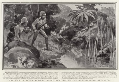 La guerra in Sudafrica, caccia al Kloof nelle montagne del Magaliesberg da George Soper
