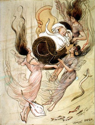 Tre sirene e un bambino da George Soper