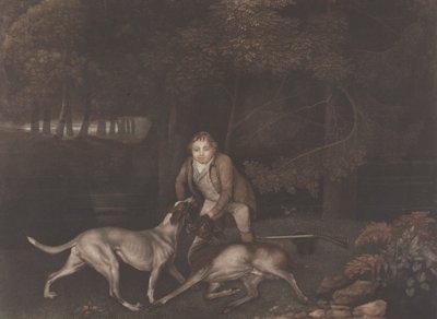 [Freeman, Custode del Conte di Clarendon, con un segugio e una cerva ferita]: ripubblicato dopo la morte di Stubbs con il titolo: Morte della cerva da George Stubbs