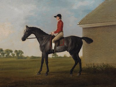 Gimcrack, con John Pratt a Newmarket Heath da George Stubbs