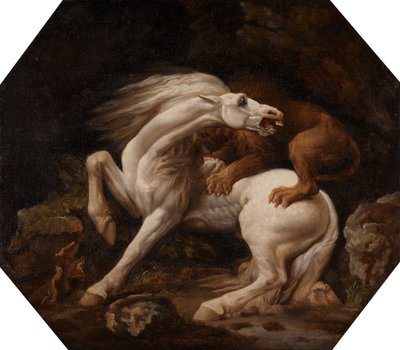 Cavallo attaccato da un leone Episodio C da George Stubbs