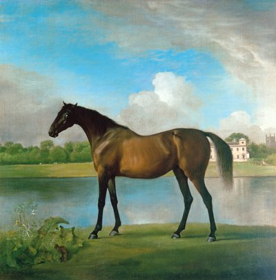 La fattrice di Lord Bolingbroke nei terreni di Lydiard Park, Wiltshire, c.1764-66 da George Stubbs