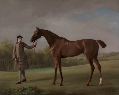 Lustre, tenuto da un groom da George Stubbs
