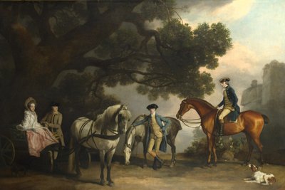 Le Famiglie Milbanke e Melbourne, ca 1769 da George Stubbs