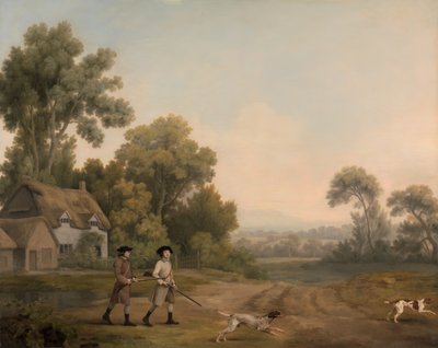 Due gentiluomini a caccia, 1768 da George Stubbs