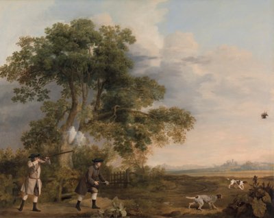 Due gentiluomini che sparano da George Stubbs