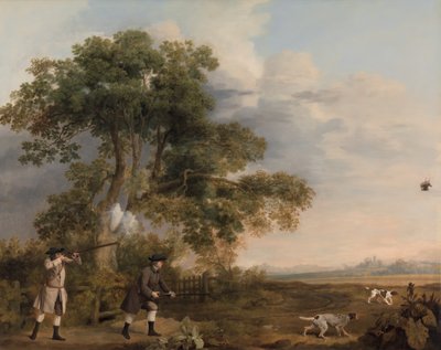 Due gentiluomini che sparano da George Stubbs