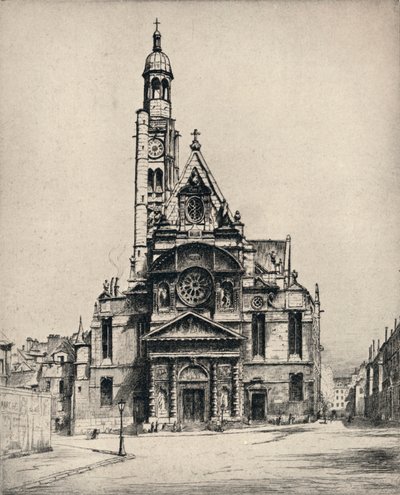 Chiesa di Saint-Étienne-du-Mont, 1915 da George T Plowman