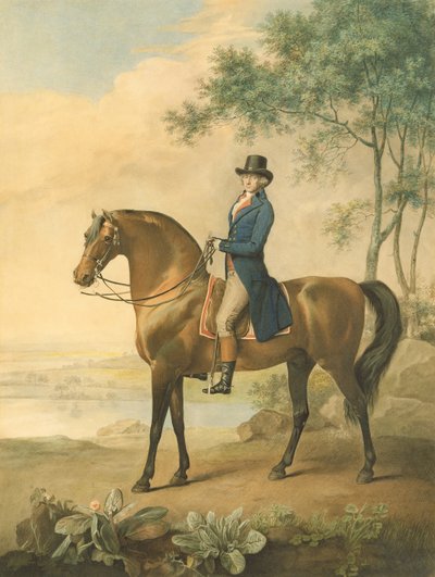 Warren Hastings sul suo cavallo arabo, 1796 da George Townley Stubbs