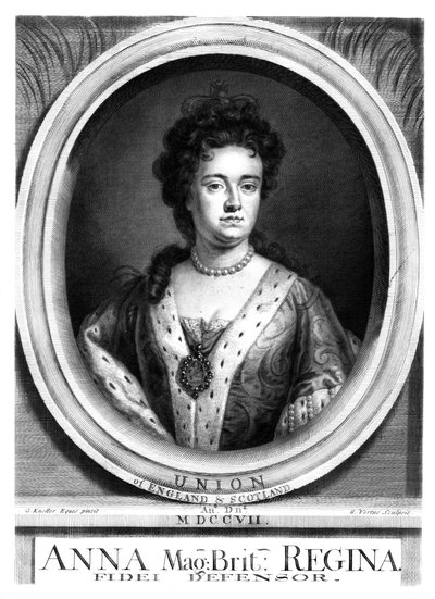 Anna, Regina di Gran Bretagna e Irlanda da George Vertue