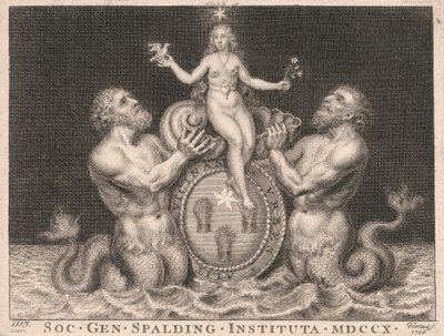 Ex libris: La Società dei Gentiluomini di Spalding da George Vertue