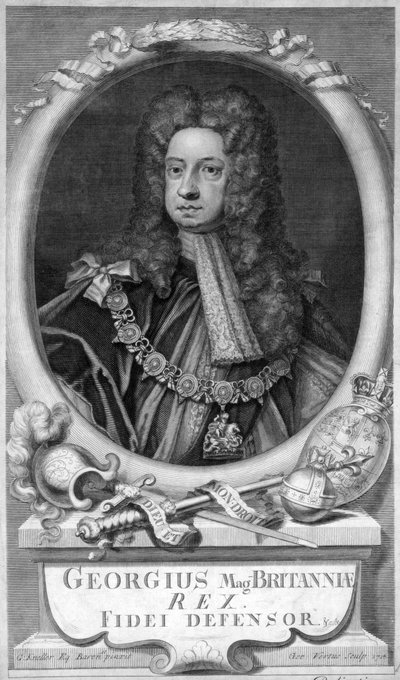 Giorgio I, Re di Gran Bretagna, XVIII secolo da George Vertue