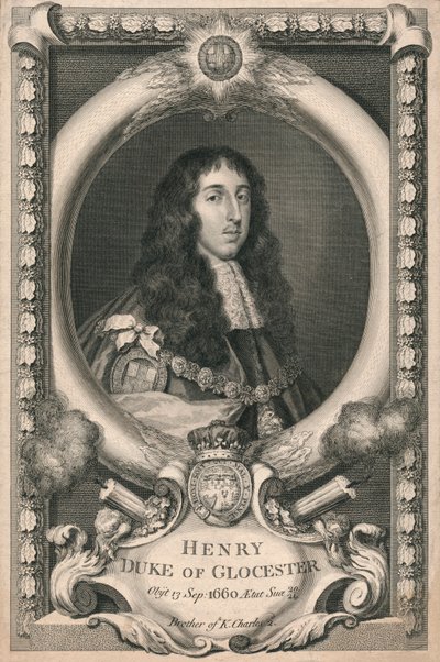 Enrico, Duca di Gloucester, 1736 da George Vertue