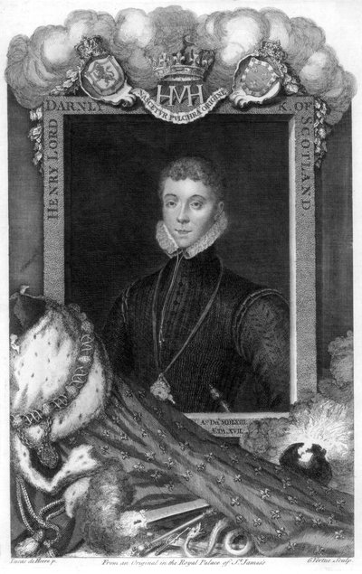 Henry Stewart, Lord Darnley, re consorte di Maria, regina di Scozia da George Vertue