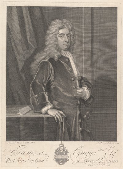 James Craggs il Vecchio da George Vertue