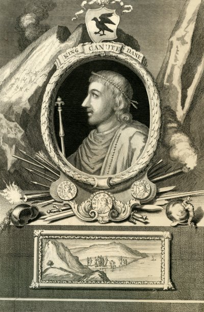 Re Canuto il Danese, 1732 da George Vertue