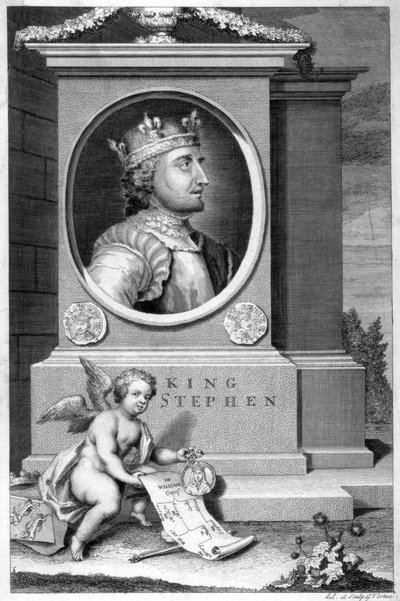 Re Stefano 1096-1154, XVIII secolo da George Vertue