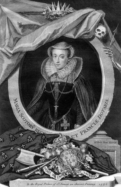 Maria, regina di Scozia da George Vertue